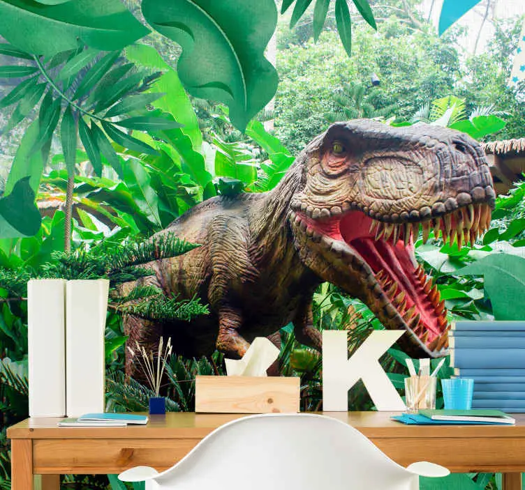 Barn fototapeter dinosaurie t-rex Lågt pris