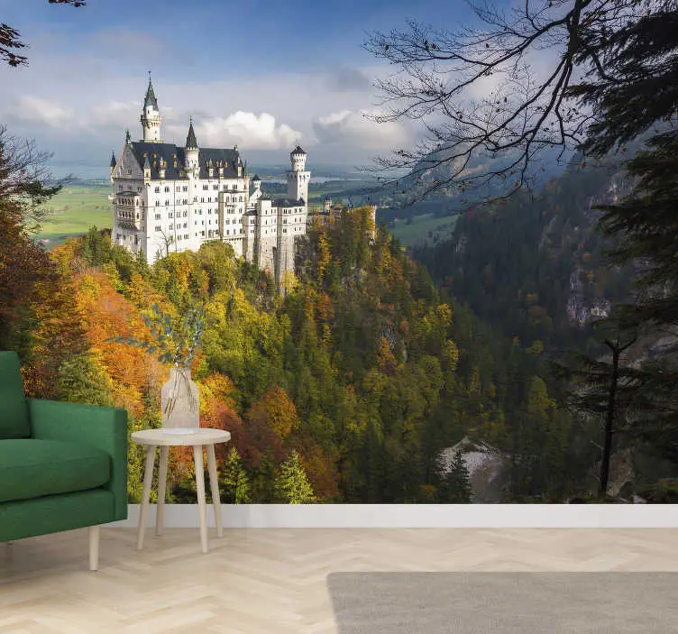 Neuschwanstein slott fototapet Erbjudande