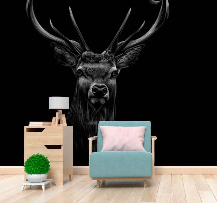 I lager Posh stag fototapeta tapet
