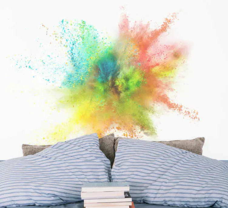 Explosion splash abstrakt fototapeta Sänkt pris