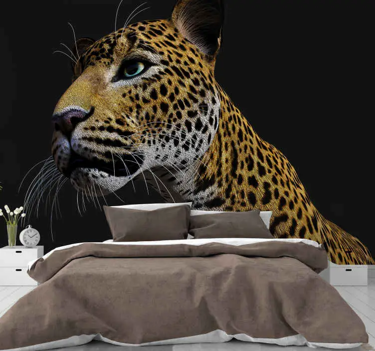 I lager 3d hård leopard 3d fototapeta tapet