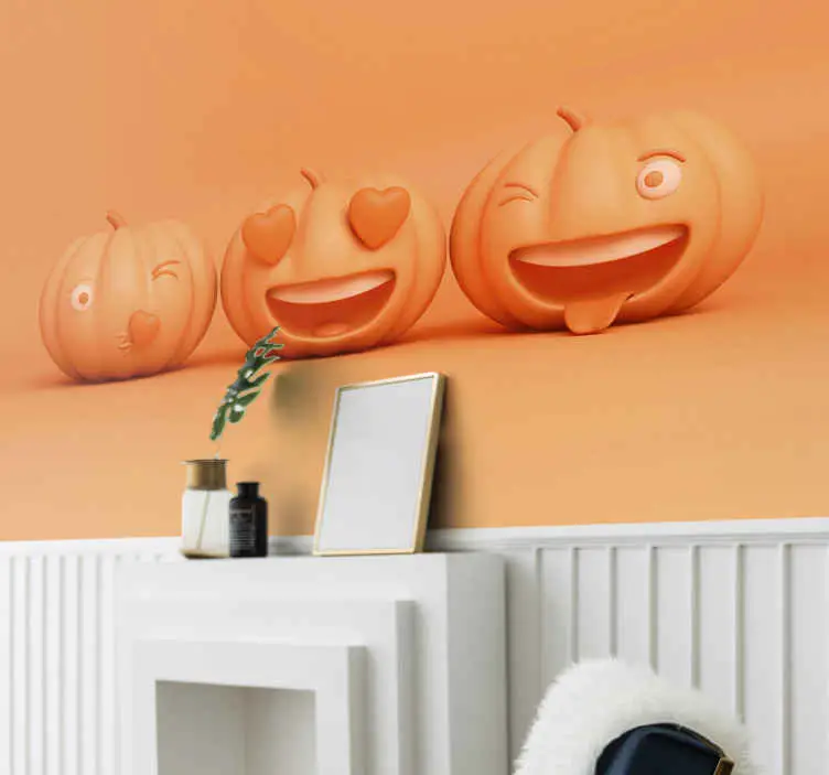 Olika carving pumpor tapet Beställ nu