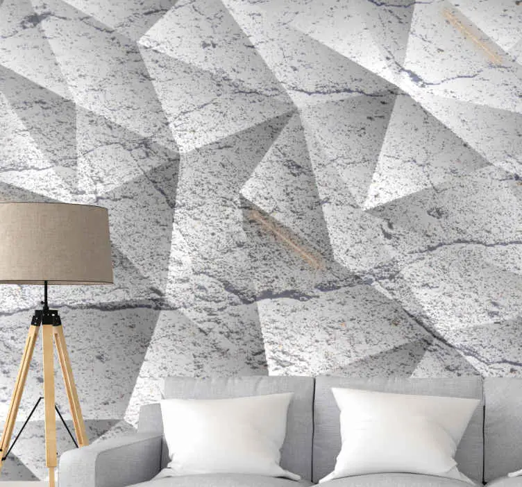 Fynd Fototapeter textur och mönster geometrisk stenstil