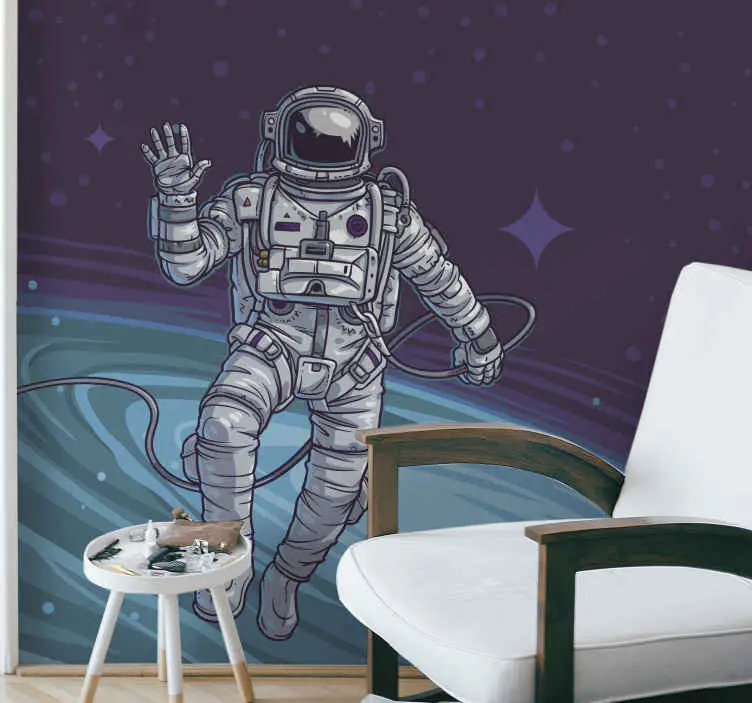 Bästa pris Astronaut som svävar iväg Fototapeter Rymden